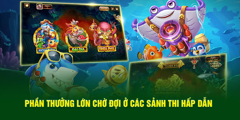 Phần thưởng lớn chờ đợi ở các sảnh thi hấp dẫn